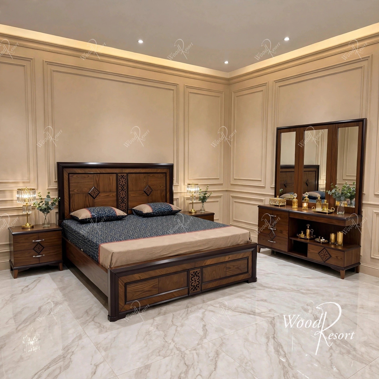 Linear Panel Bedset