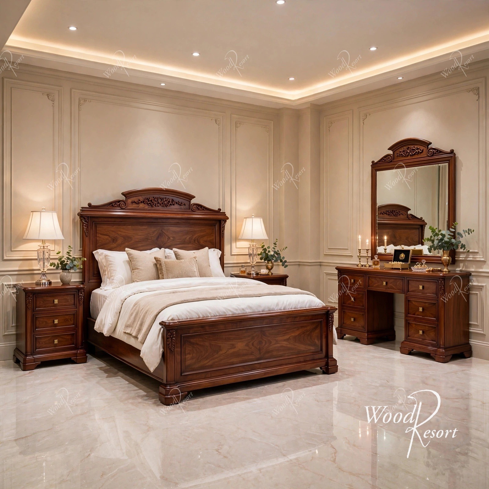 Calista Ornate Bedset