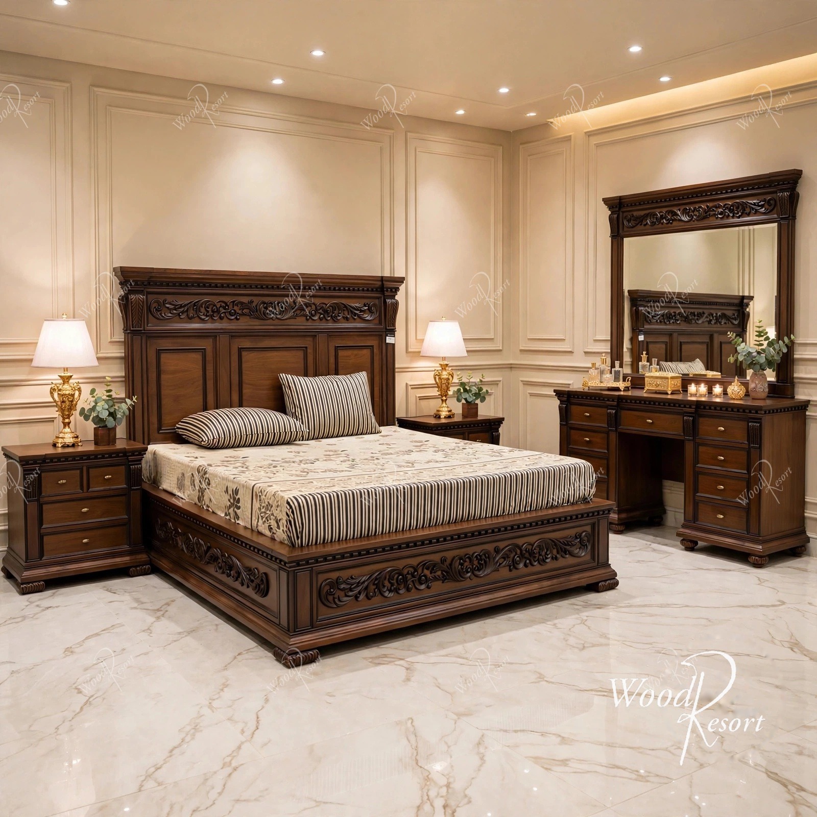 Shahi Panel Bedset